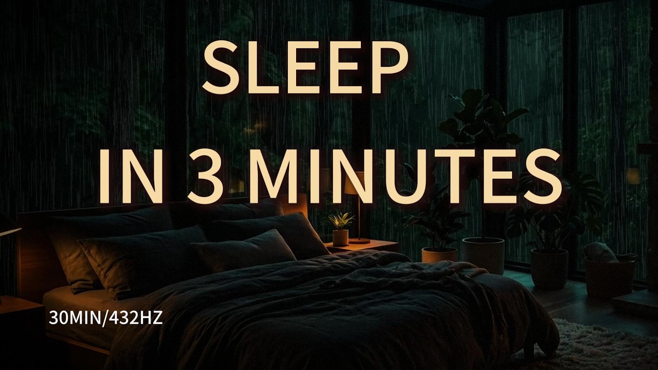 SLEEP IN 3 MINUTES     COZY RAIN & PIANO
