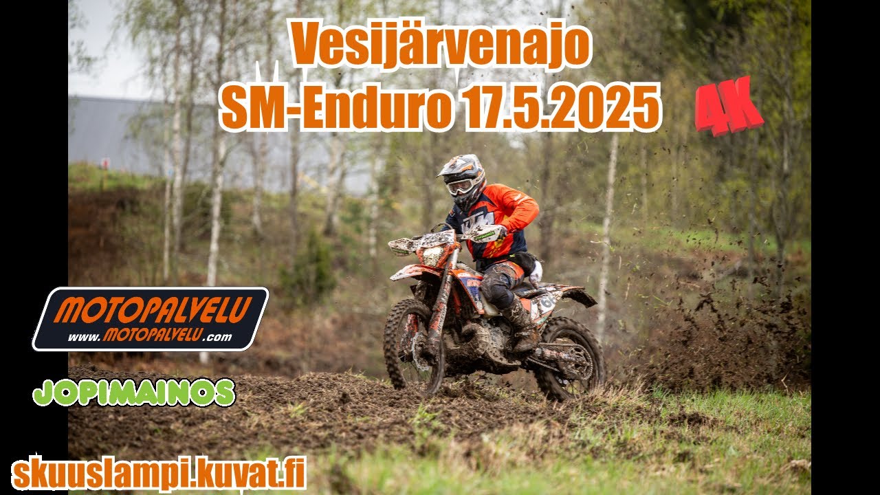Vesijärvenajo SM-Enduro 17.5.2025 |4K
