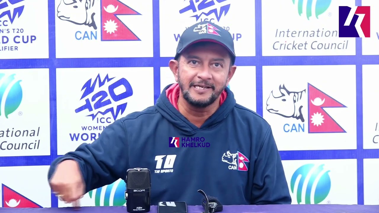 'ब्याटिङमा खेलाडीको क्षमता सही प्रयोग गर्न मिहिनेत गरेका छौं' - मुख्य प्रशिक्षक हर्षल पाठक