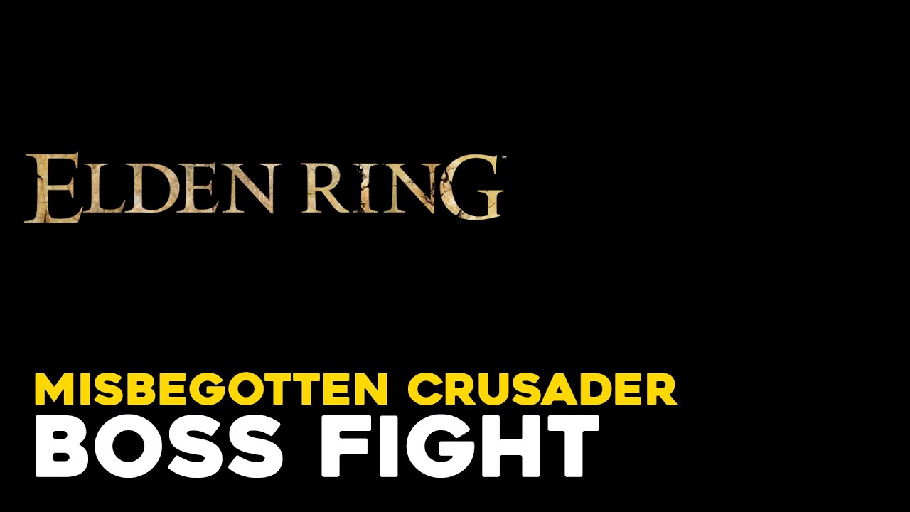 Elden Ring Misbegotten Crusader Boss Fight (Solo)