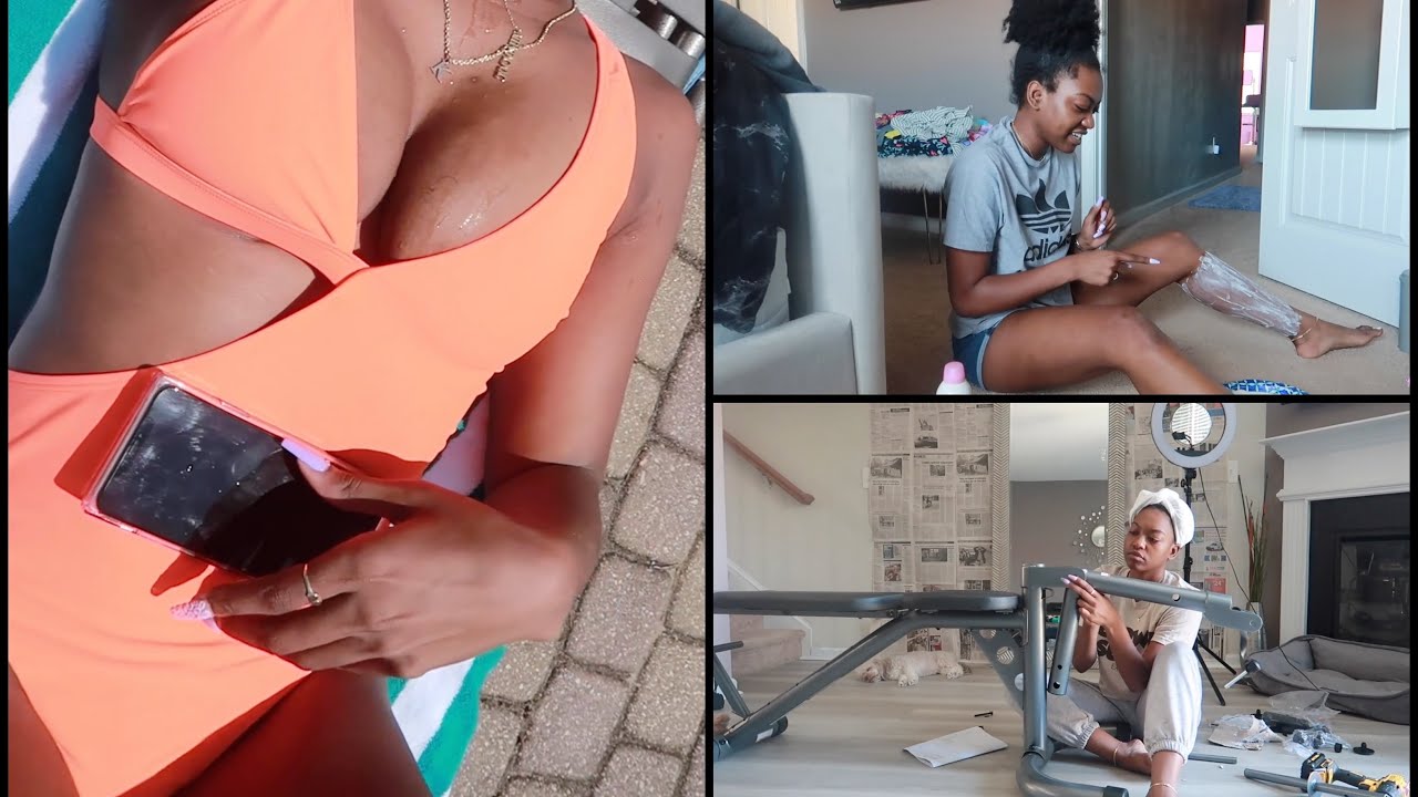 #KickinItWithKim 💕Magic Shaving Powder, New Workout Equipment, PoolDay, TikTok DIY McGriddle & More