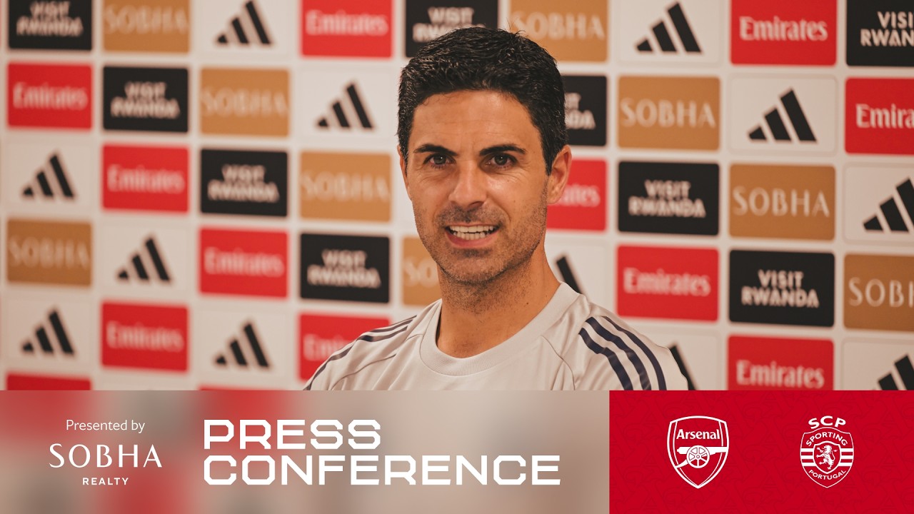 PRESS CONFERENCE | Mikel Arteta on Sporting CP | Champions League ambitions and big week ahead | UCL