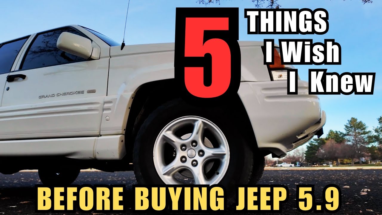 5 вещей, которые я хотел бы знать перед покупкой Jeep Grand Cherokee 5.9