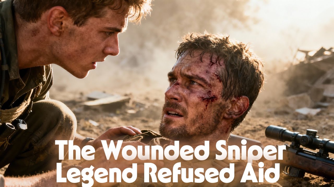The Wounded Sniper Legend Refused Aid — Until a Rookie Spoke the Unit’s Sacred Words on the Line