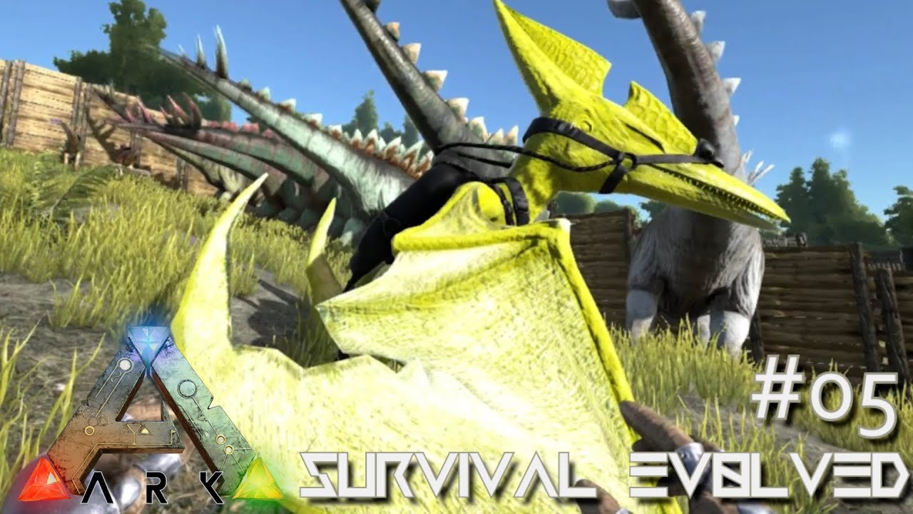 ARK: Survival Evolved - Ферма яиц и золотые динозавры?!? [Эпизод 05] (Игровой процесс на сервере)