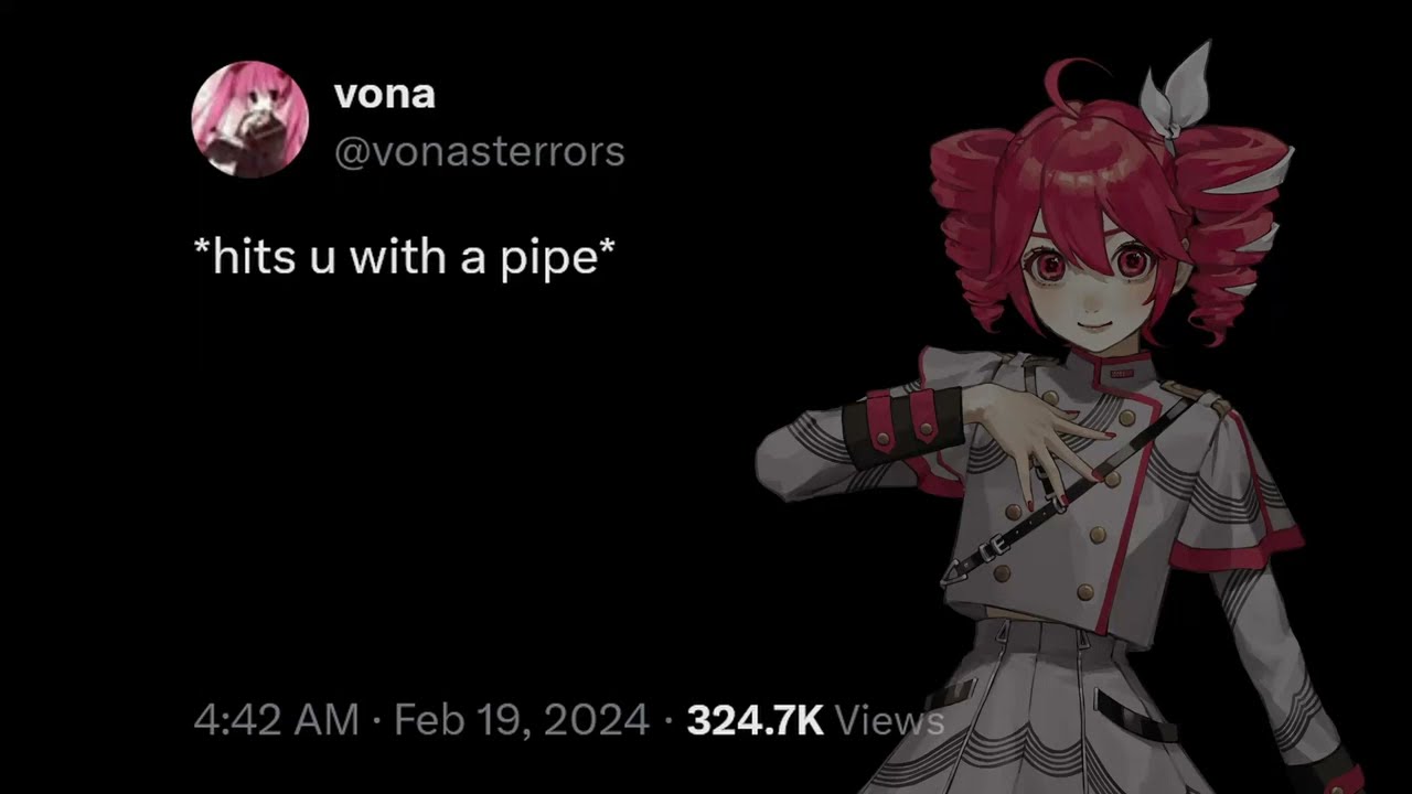 Kasane Teto hits you with a pipe