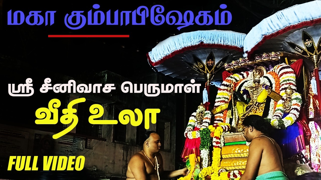 Sri Srinivasa Perumal Sannathi Temple Kumbhabhishekam | ஸ்ரீனிவாசப்பெருமாள் சந்நதி மகா கும்பாபிஷேகம்