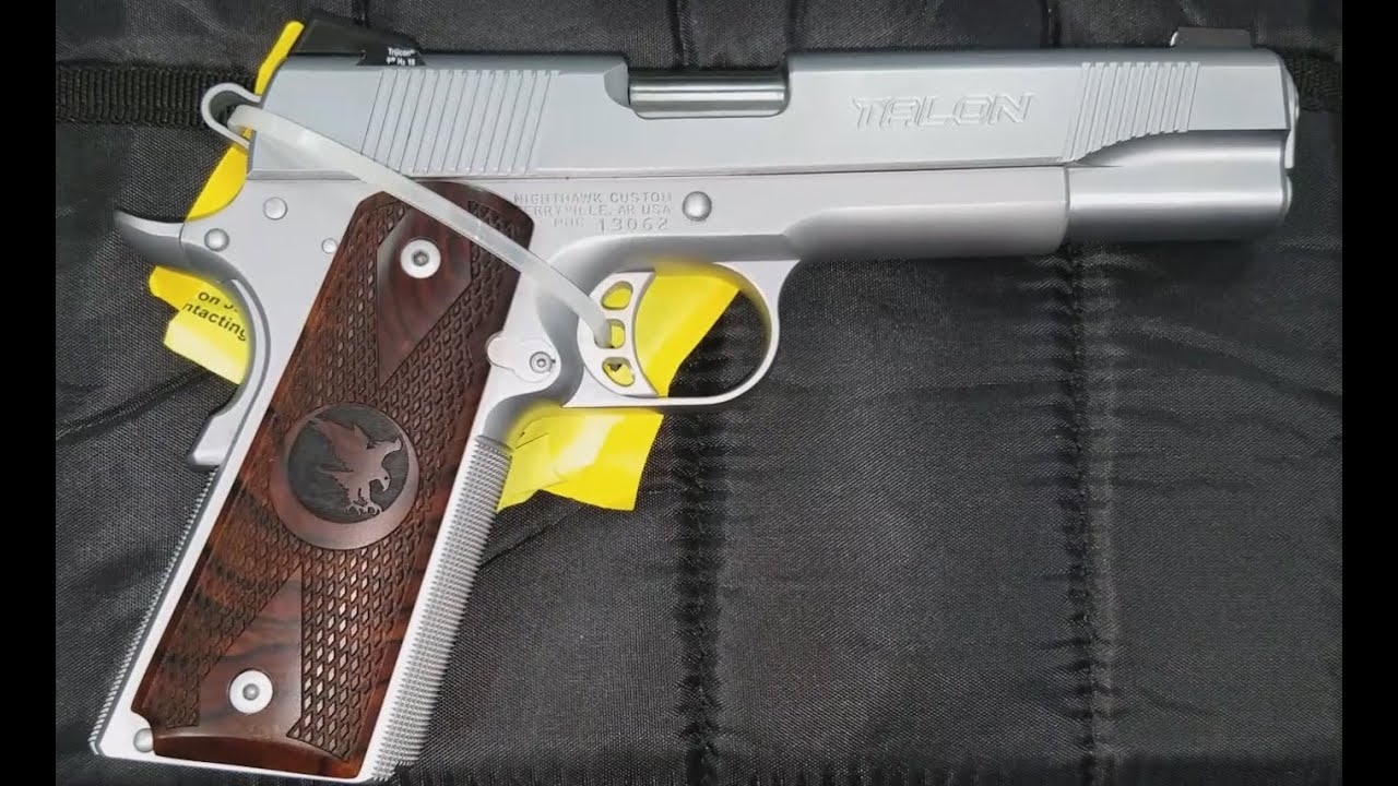 Nighthawk Custom Talon 1911 (Unboxing and Shooting)