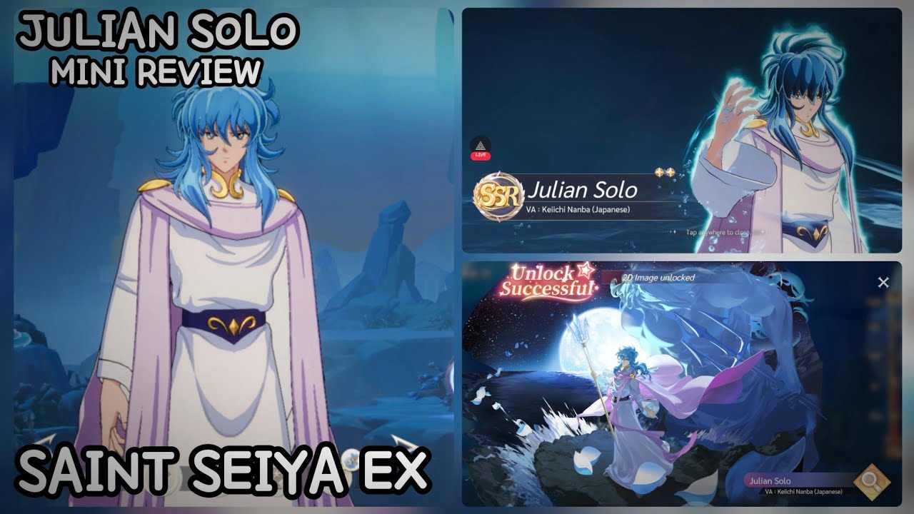 Saint Seiya EX [ MINI REVIEW JULIAN SOLO ]