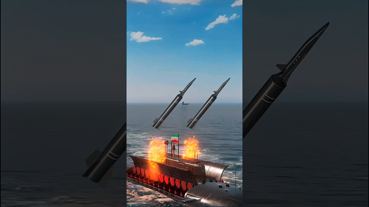Iran Missile Fattah-2 Launched In Submarine #modernwarships #shortvideo #shorts #short