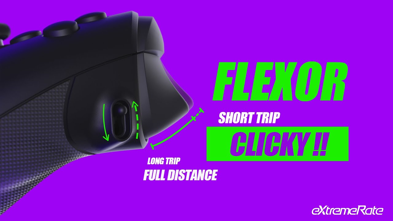 Upgraded Xbox Series X/S Controller FLEXOR Trigger Stop CLICKY Version - eXtremeRate