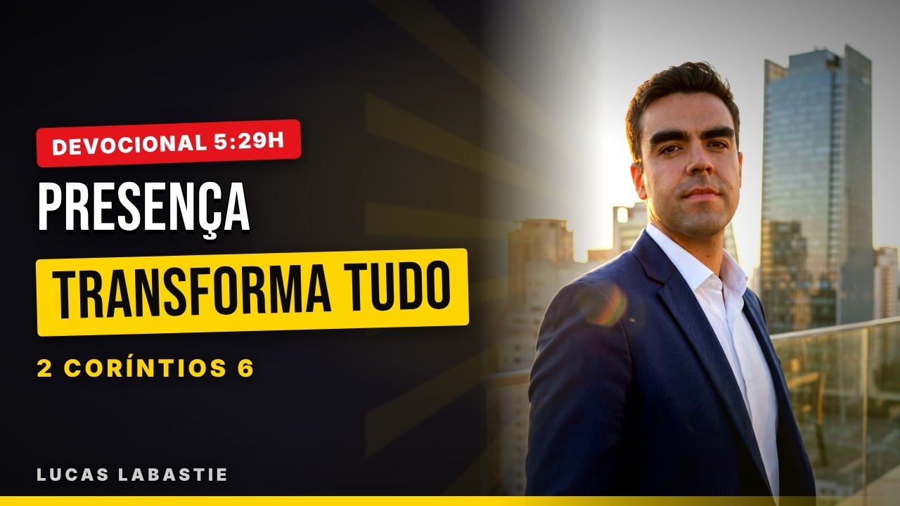 PRESENÇA DE JESUS TOMOU CONTA HOJE - 2 Coríntios 6
