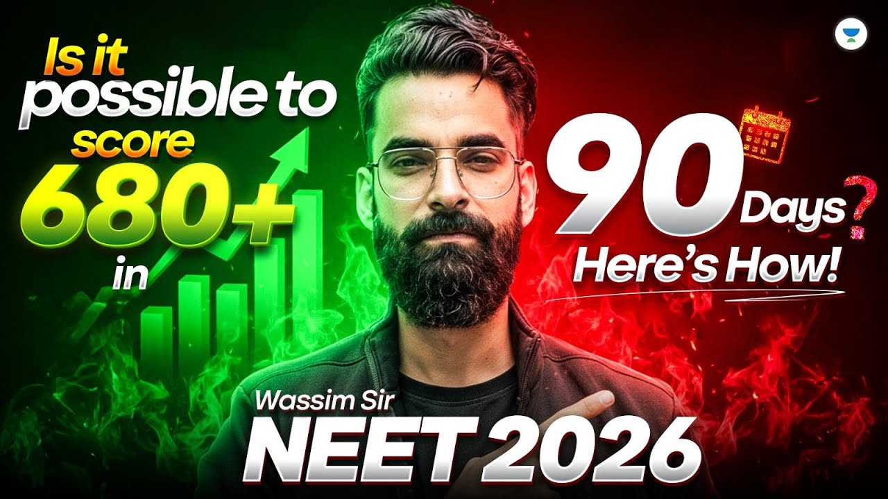 🗿 0 to 680+ in 90 Days? NEET 2026 Master plan🔥Don’t Click If You’re Weak! Wassim bhat