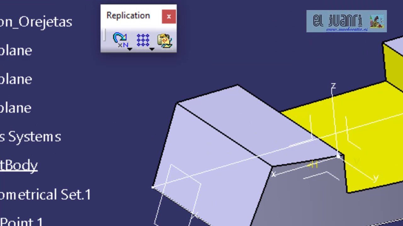 CATIA V5 desde cero. Leccion 2 Sketch. Copiar parte de un Sketch