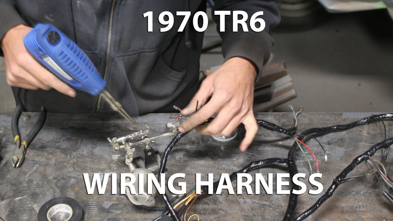 Triumph TR6 1970 года — Часть 21 — Восстановление жгута проводов