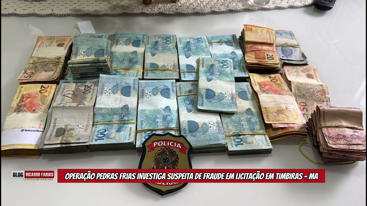 OPERAÇÃO PEDRAS FRIAS INVESTIGA SUSPEITA DE FRAUDE EM LICITAÇÃO EM TIMBIRAS - MA