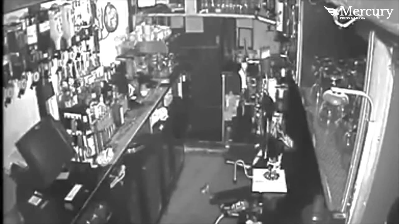 Shropshire pub poltergiest caught on CCTV as glasses 'thrown'