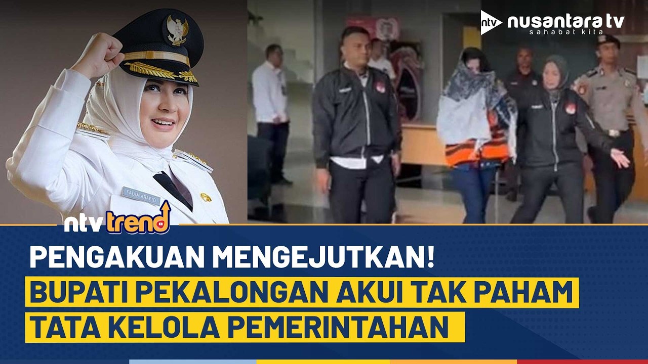Resmi Jadi Tersangka! Bupati Pekalongan Fadia Arafiq Ngaku Tak Pahami Tata Kelola Daerah | NTV