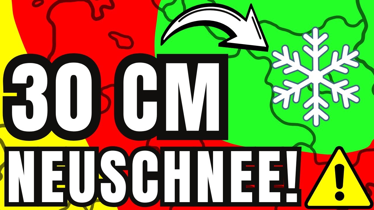 30 CM SCHNEE gefallen! 📏 Warum die Apps versagt haben & was kommt! ⚠️