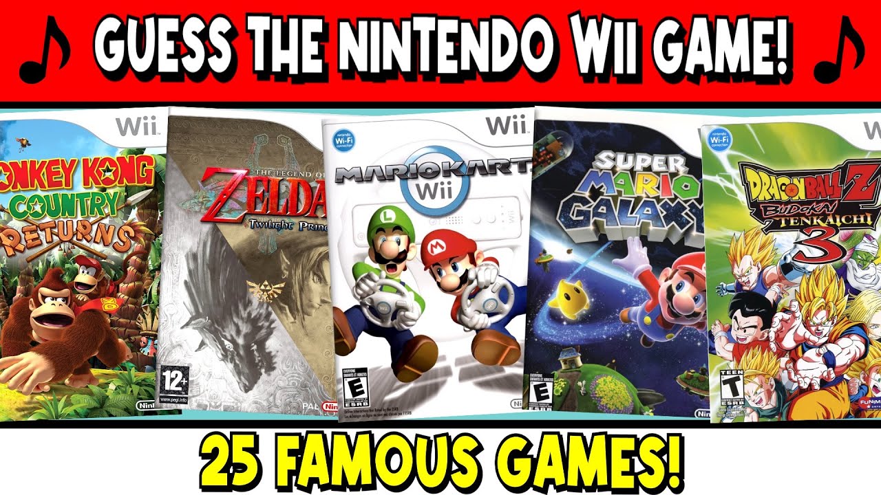 Guess Wii Games by the Music | Nitendo Wii Quiz