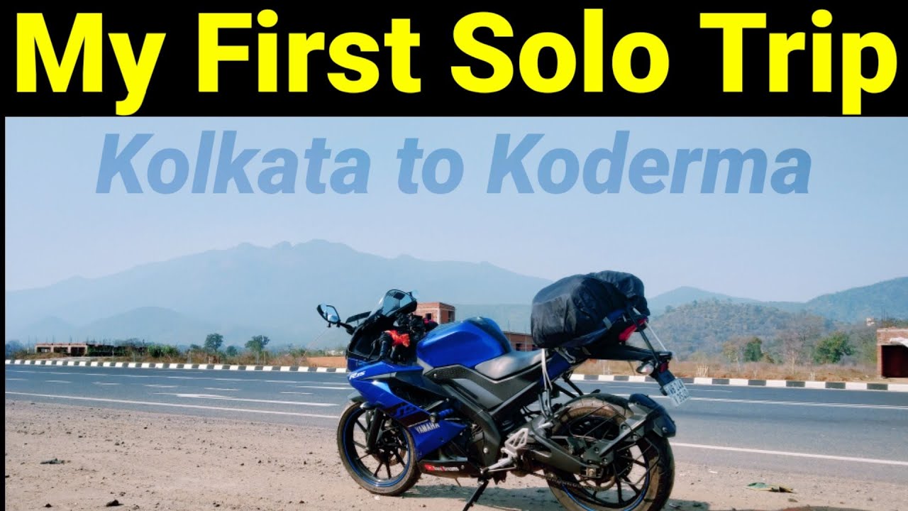 My first solo trip || Kolkata to Koderma || K2K ride 😃