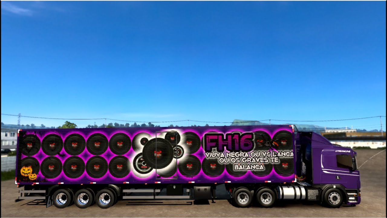 F250 viúva negra ou vc dança, ou os graves te balança - ETS2