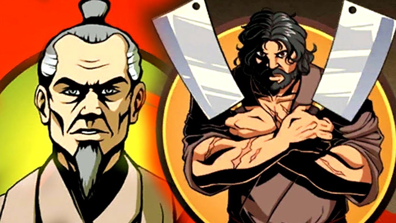 ЖИРНЫЙ МЯСНИК против СТАРИКА мультик для детей Shadow Fight 2 СПЕЦИАЛЬНОЕ ИЗДАНИЕ игра бой с тенью