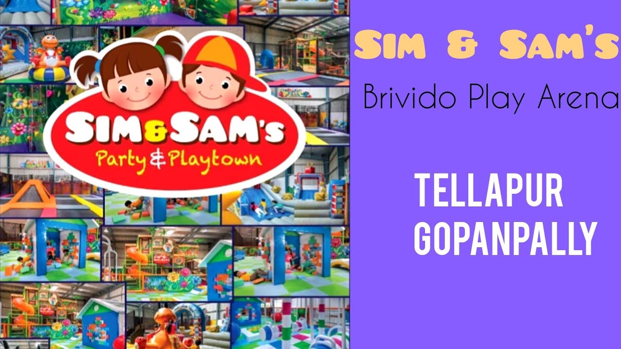 Sim & Sam's Tellapur/Gopanpally, Hyderabad. Kids Weekend Fun. Play Zone
