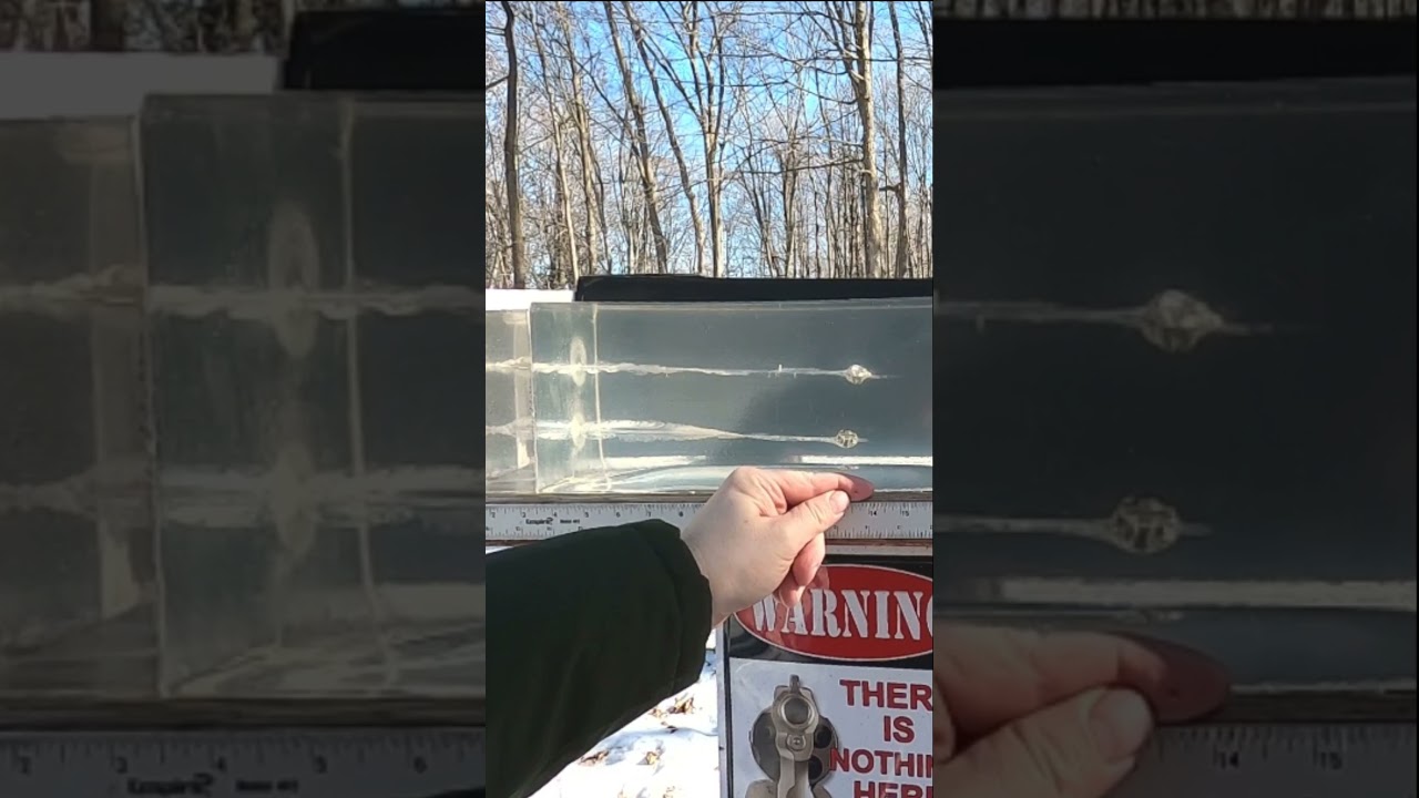 10mm VS .45 ACP+P - Remington Golden Saber - Ballistic Gel Test (10mm Revolver)