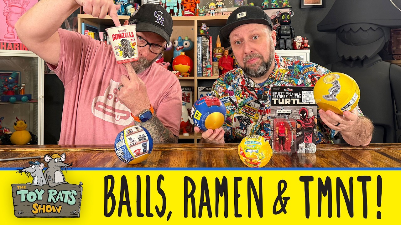 Blind Boxes, Capsule Toys & Ramen Cups… SpongeBob, Godzilla & More!