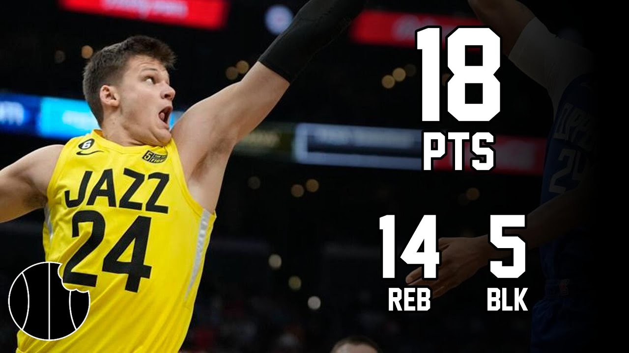 Walker Kessler Highlights | Nuggets vs. Jazz | 2nd Nov 2024