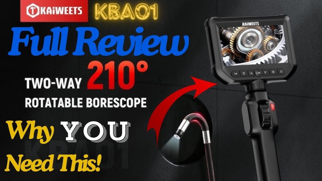 Why A Borescope is Must Have for Auto Repair? || KAIWEETS KBA01 Review