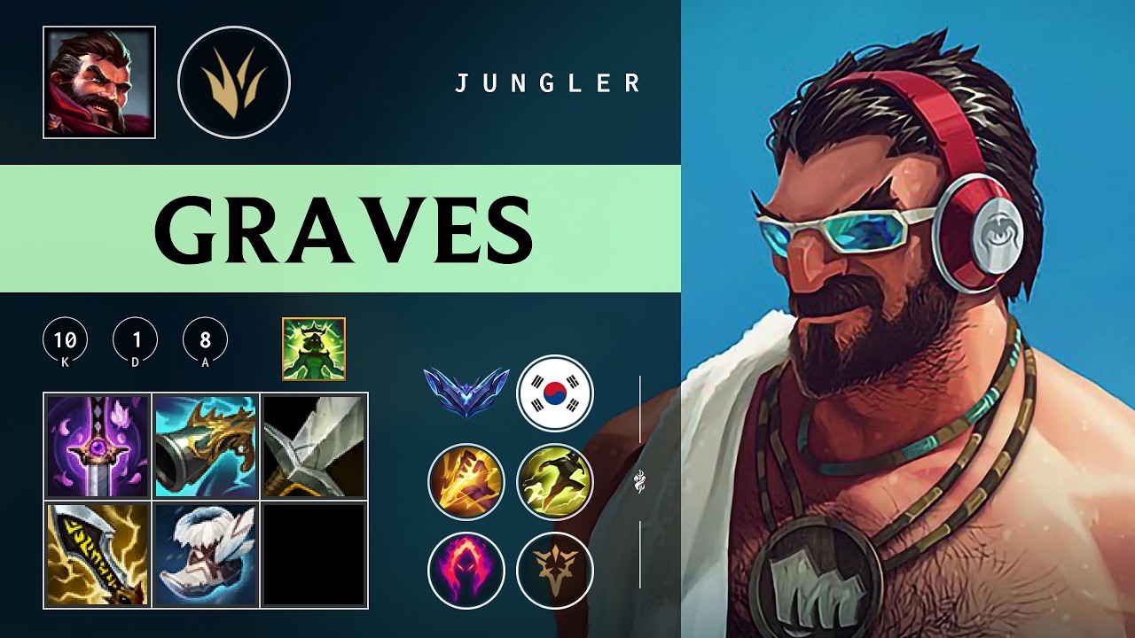 Graves Jungle vs Naafiri - KR Diamond Patch 26.03