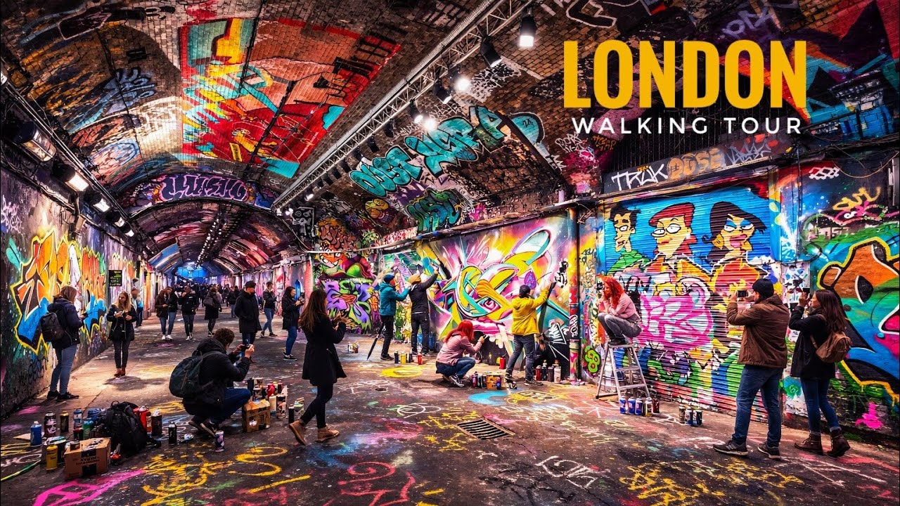 london evening walking tour video 4k hdr walking tour