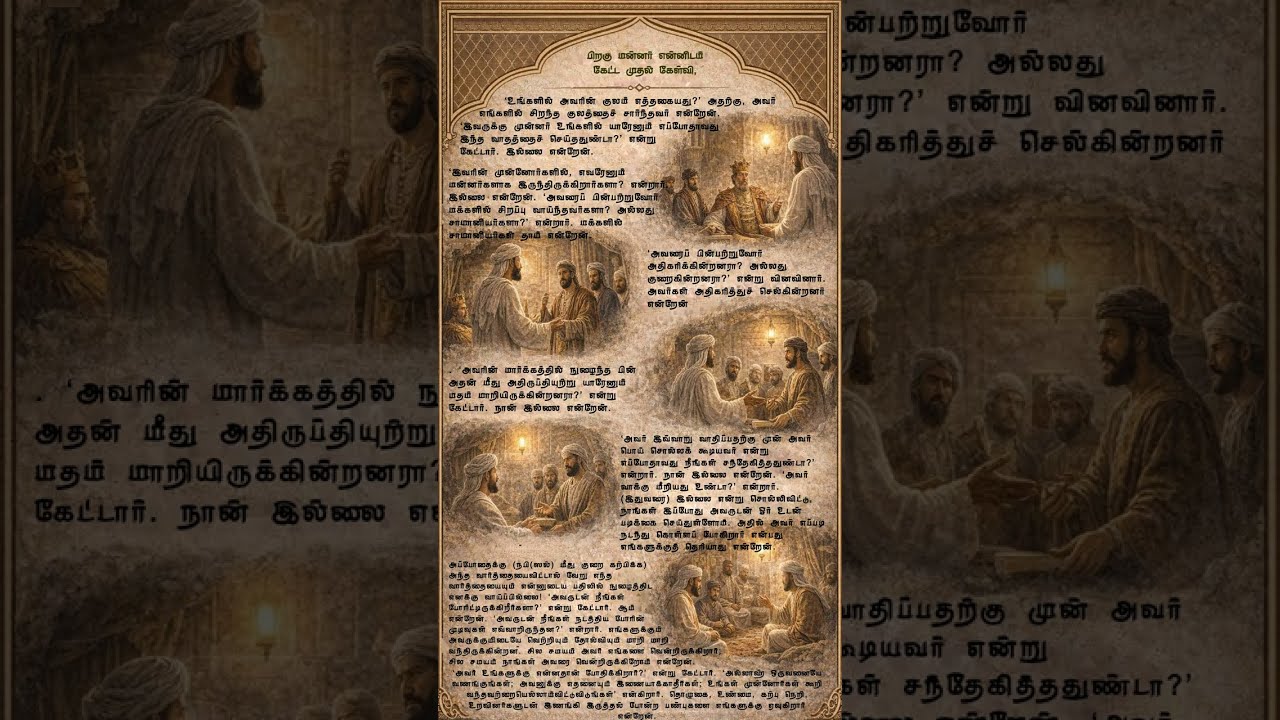 📜 ஹதீஸ் : புகாரி – 7 |👑 ஹெர்குலிஸ் மன்னன் & நபி ﷺ | அபூ சுஃப்யானின் சாட்சி | இஸ்லாமின் உண்மை