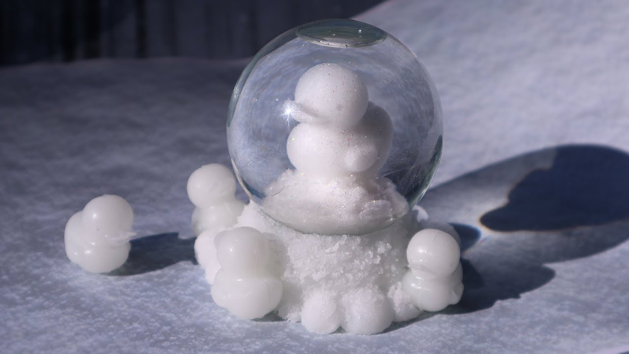 (sub)뽀드득☃눈오리를 영원히 보관하는 방법🌡절대 녹지않는 눈오리 스노우볼 만들기