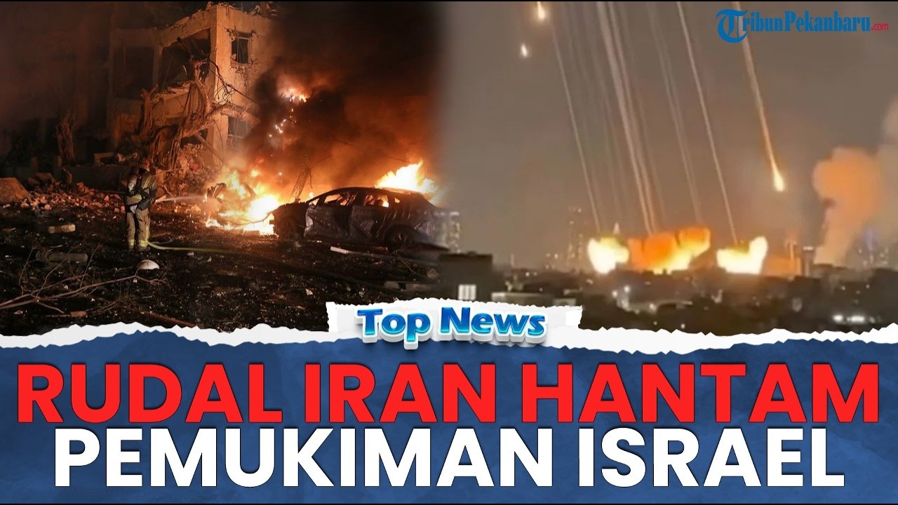 🔴 ZIONIS KETAKUTAN! Ledakan Dahsyat Hantam Area Perumahan di Israel, Pecahan Rudal Rusak Pemukiman