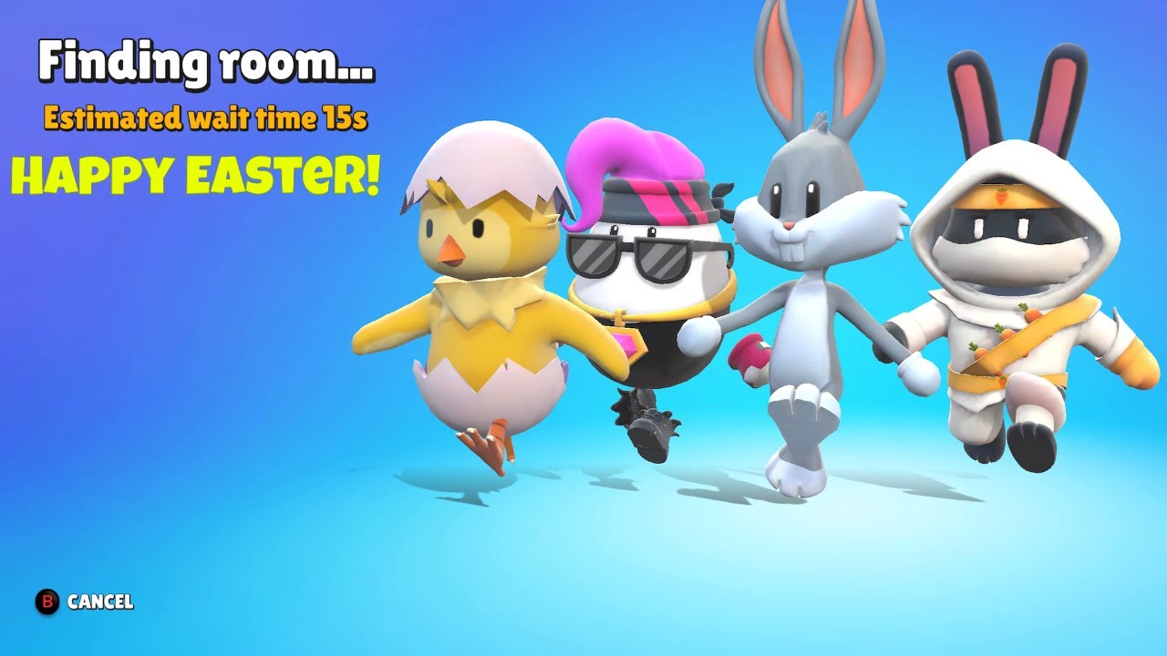 Stumble Guys Easter Themed 4-Player Split Screen Co-Op Xbox Series S Gameplay!