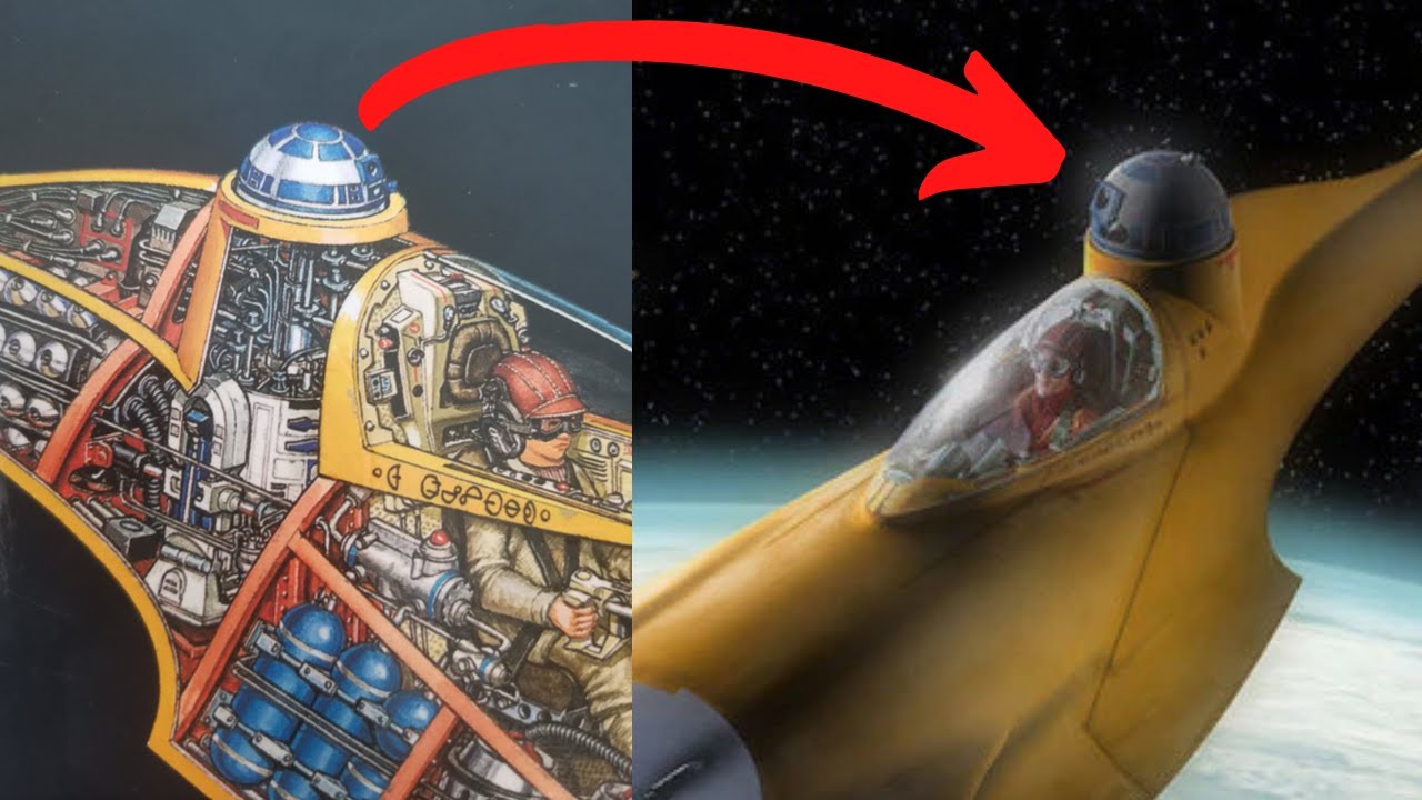 How R2-D2 Fits Inside The Naboo Starfighter