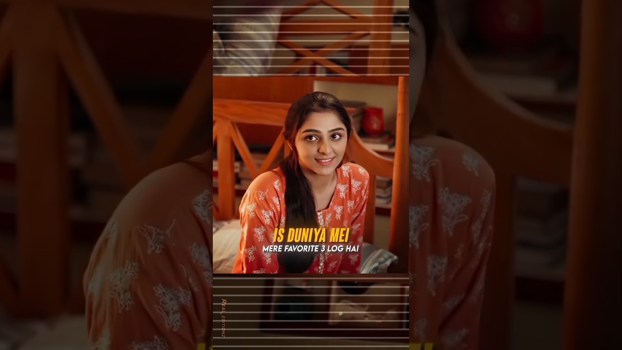 Is Duniya Main Mere Favourite 3 Log Hai || Romantic Love Status || Qalb Movie Behind The Scene ||