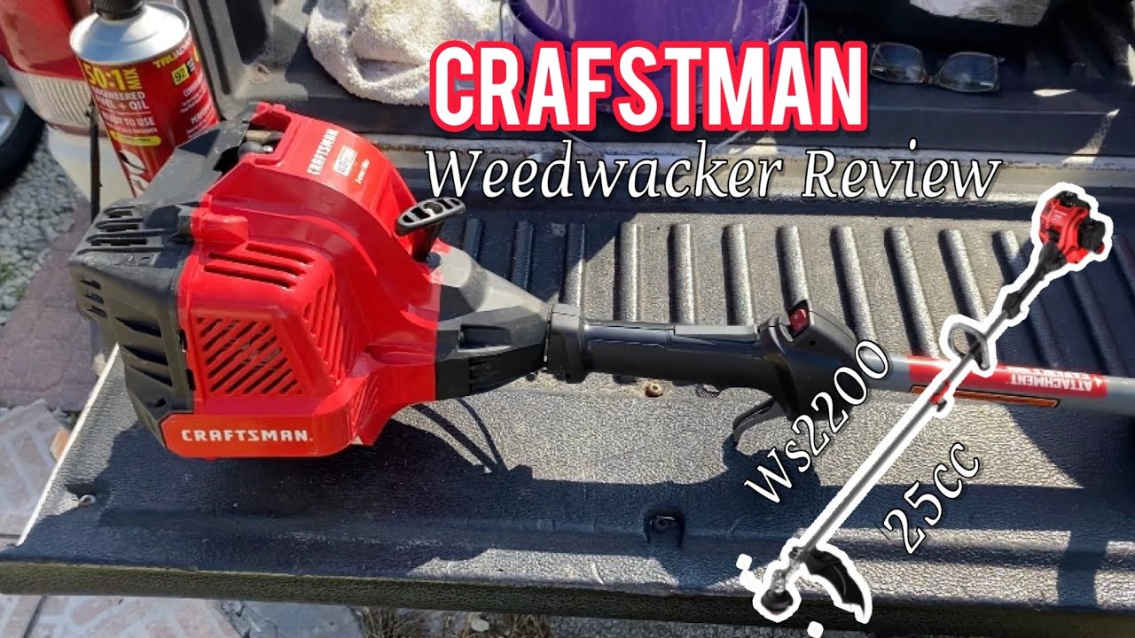 Craftsman 25cc 2-cycle Weed Wacker Ws2200 String Trimmer Review