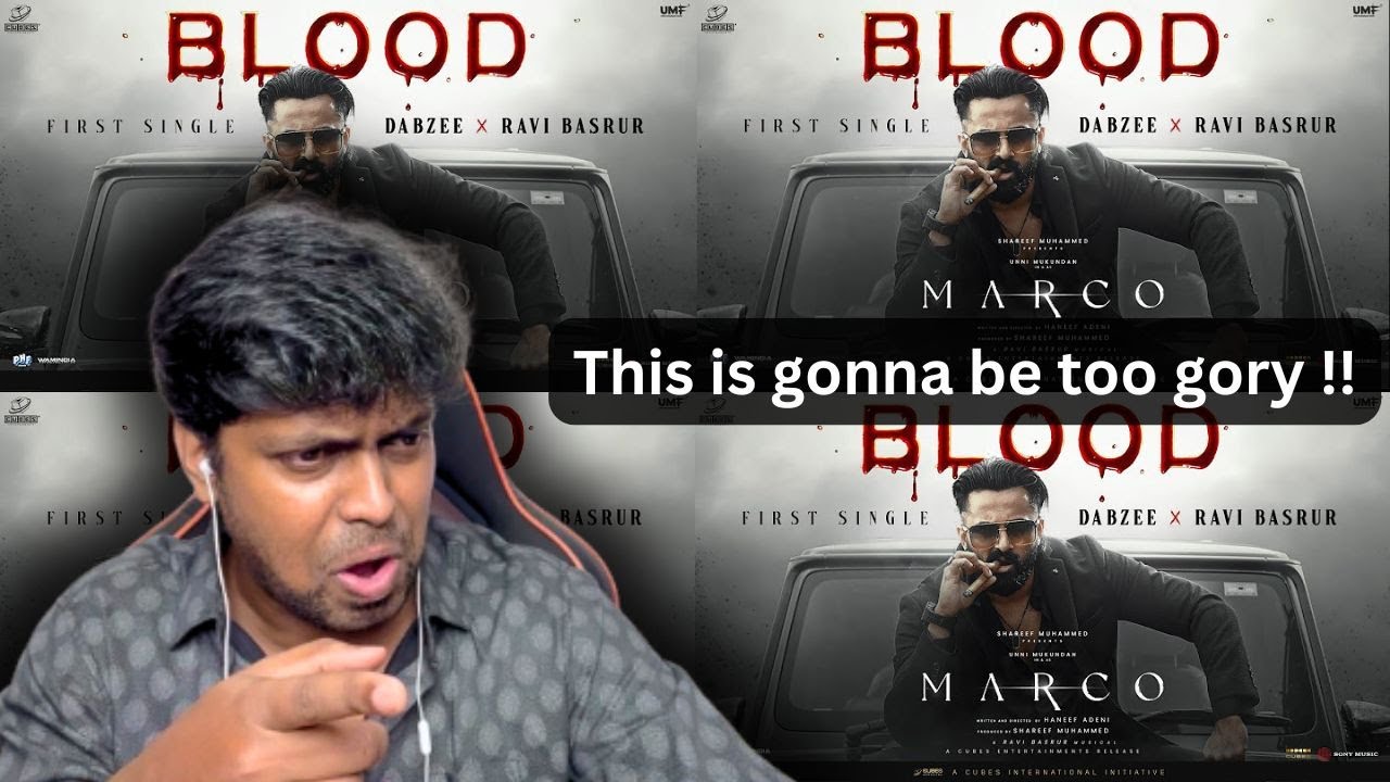 Blood - #Marco First Single Reaction | Dabzee | Ravi Basrur | Unni Mukundan | M.O.U | Mr Earphones