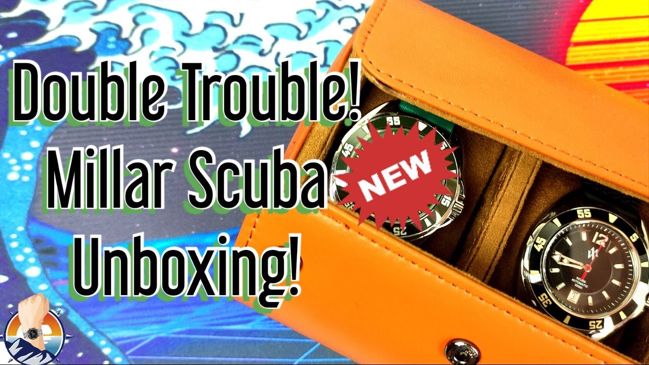 Double Unboxing! Millar Scuba #watchunboxing #divewatch #microbrand