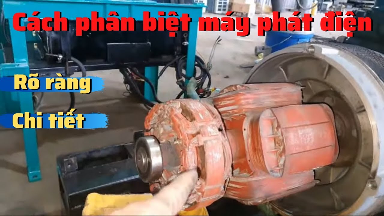 Máy phát điện kích từ phụ và kích than khác nhau như thế nào ? | Máy phát điện Hoàng Kim
