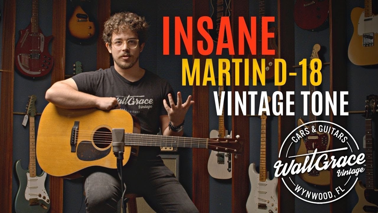Vintage Martin sound on a modern production guitar? YES! - Martin D-18 Authentic 1937 Aged
