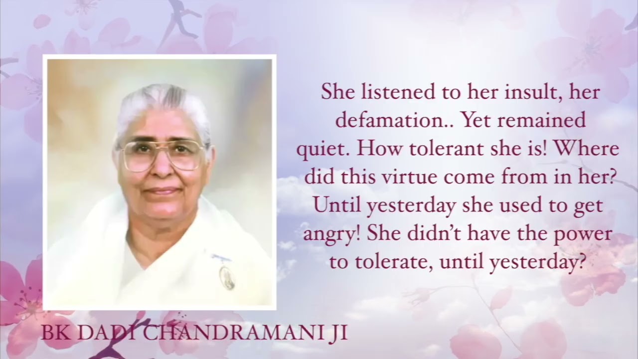 What touched my intellect - Dadi Chandramaniji