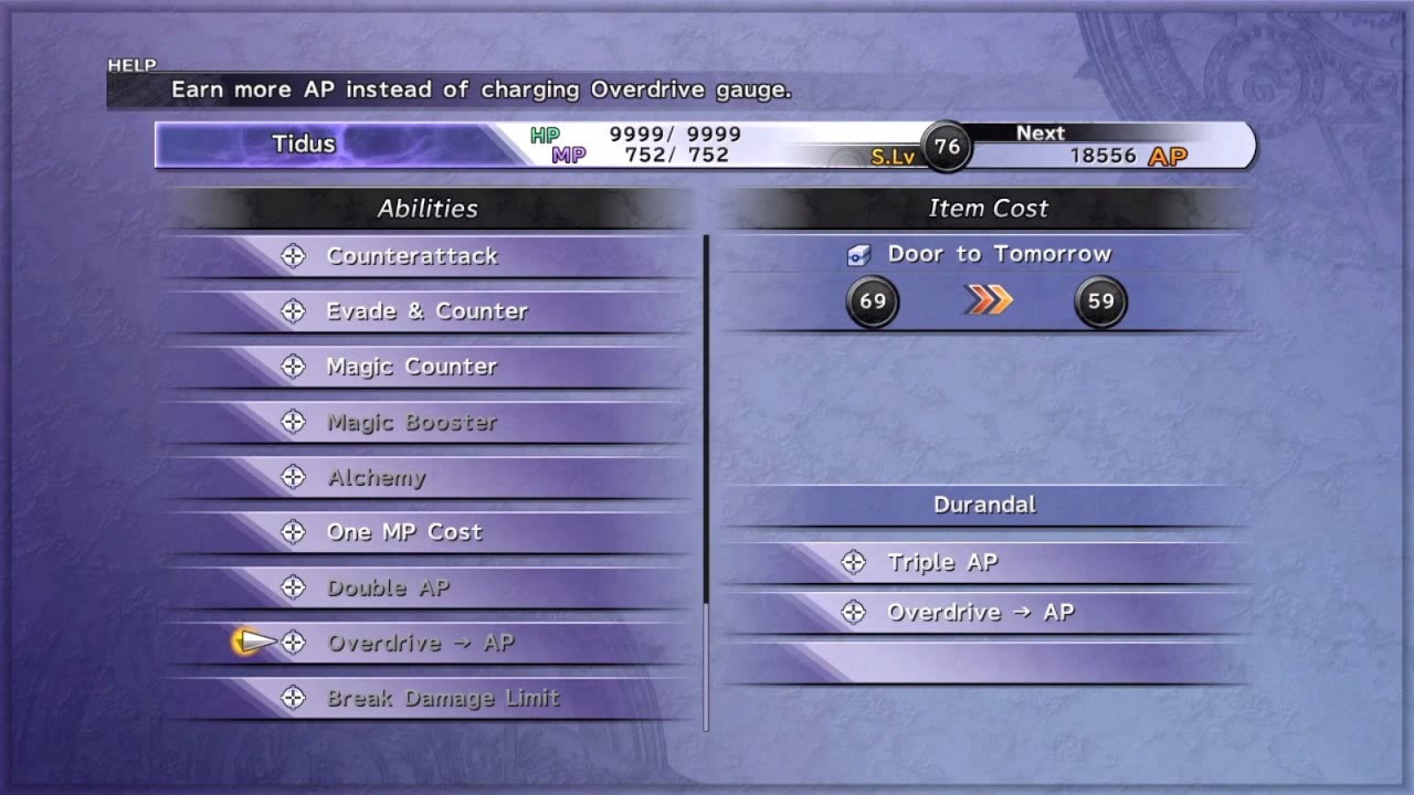 Final Fantasy X HD - AP Farming Trick Guide, Best AP Weapons Customization