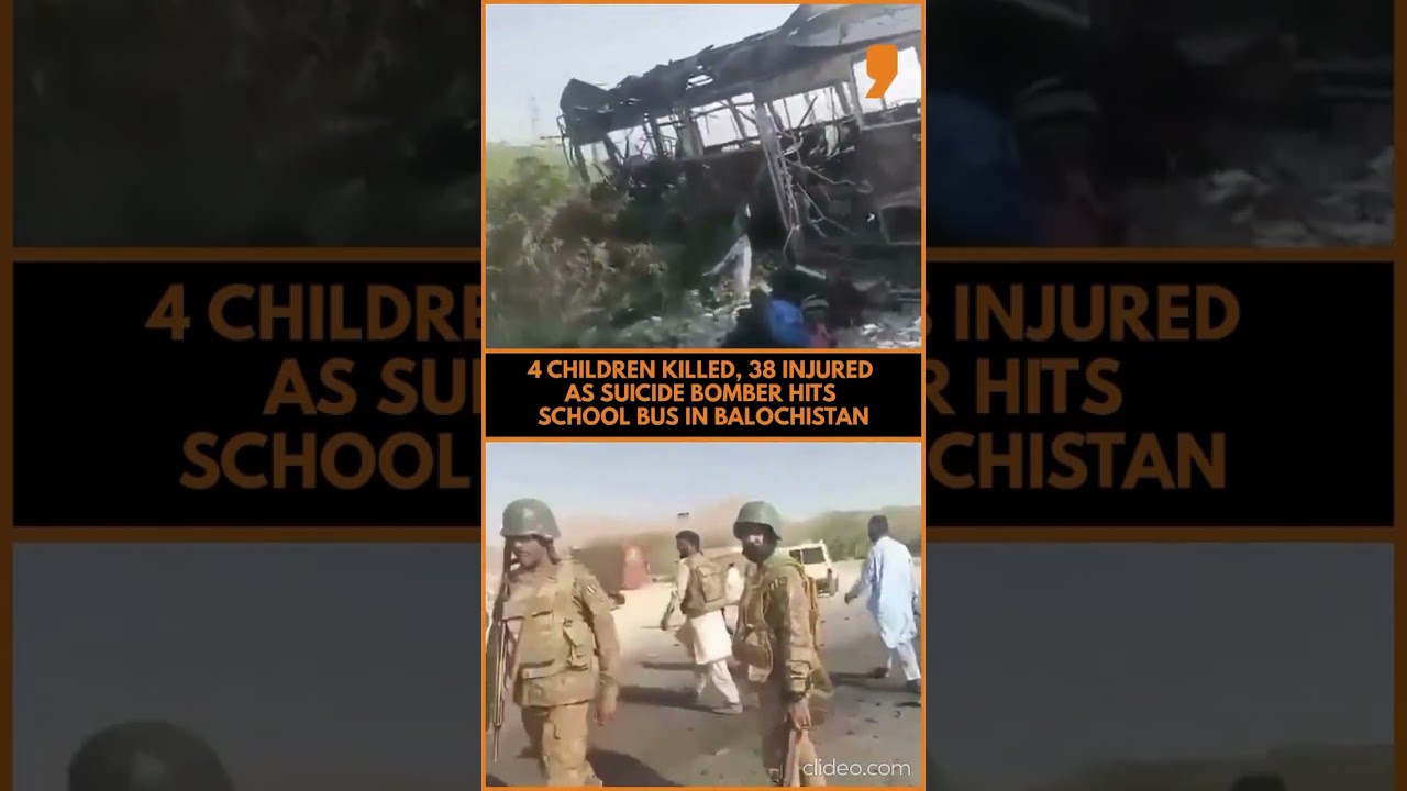 Suicide Bomber Targets School Bus In Balochistan&rsquo;s Khuzdar | 4 Children Killed | News9