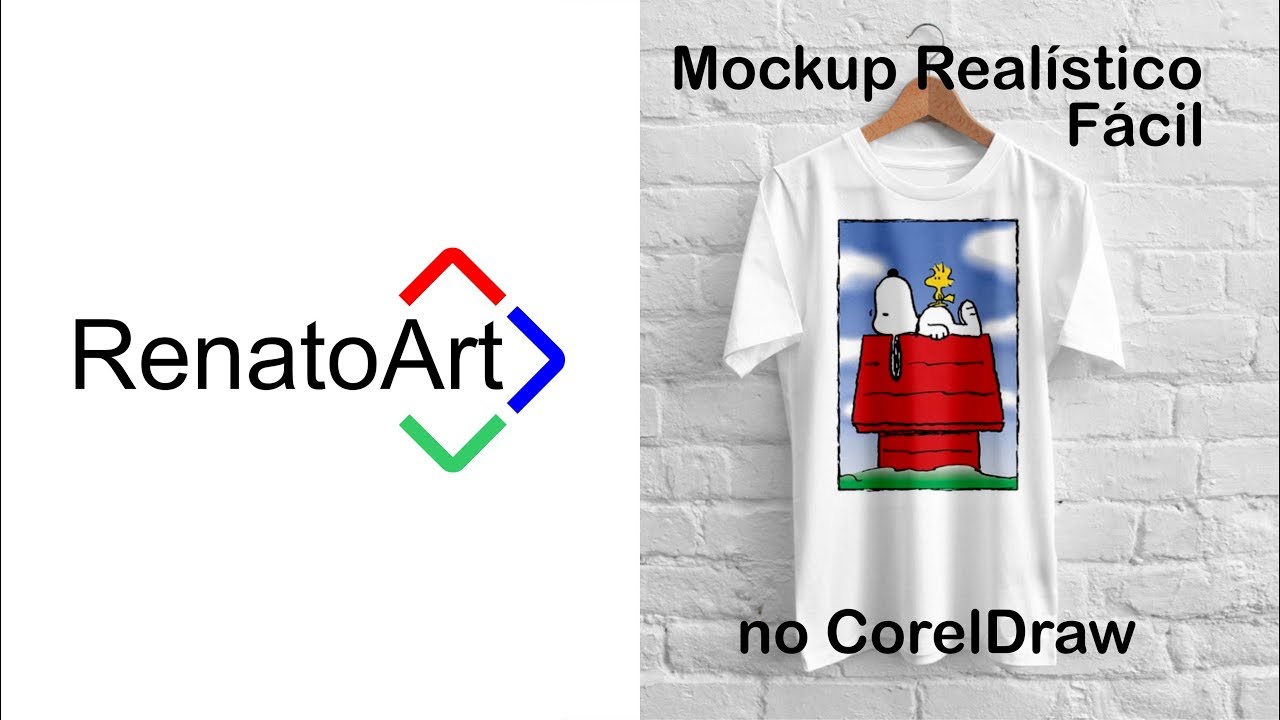 Como montar um Mockup de Camiseta Realístico no CorelDraw.