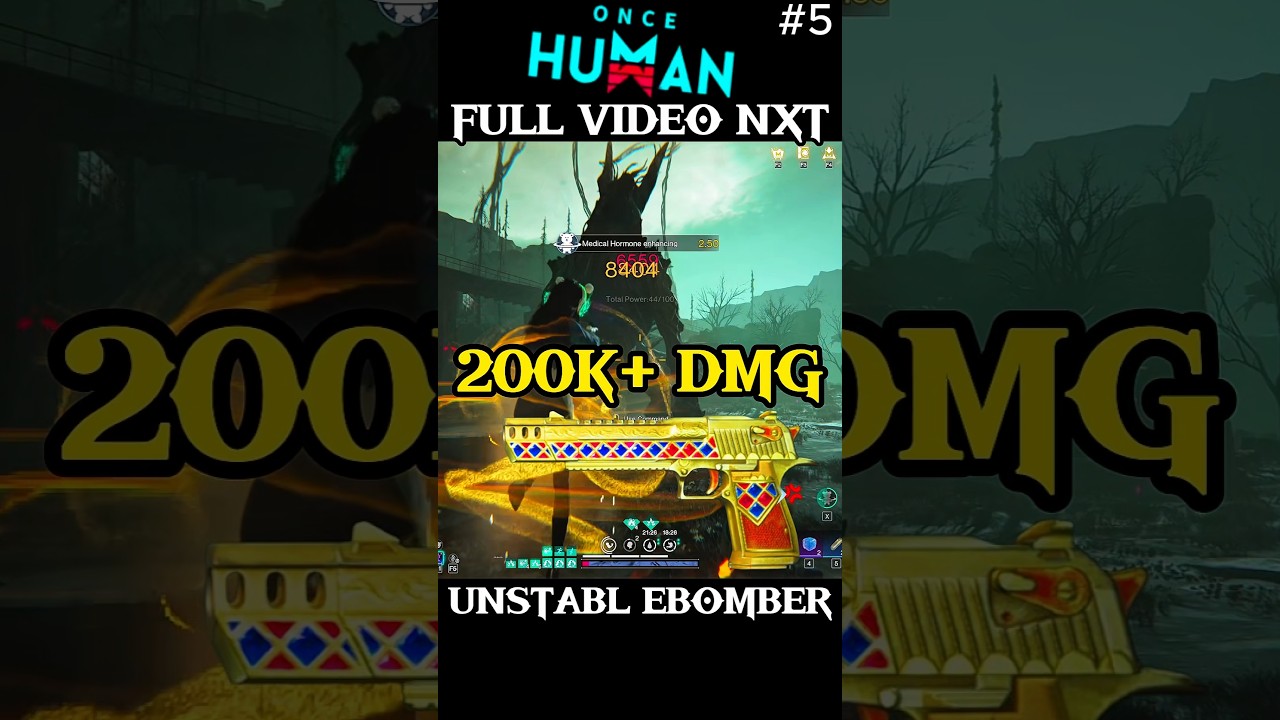 ONCE HUMAN BEST BUILD😱 1SEC TRENT PRO JAWS UNSTABLE BOMBER - ЗАПУСК НА КОНСОЛИ 25 АВГУСТА 2026 ГОДА